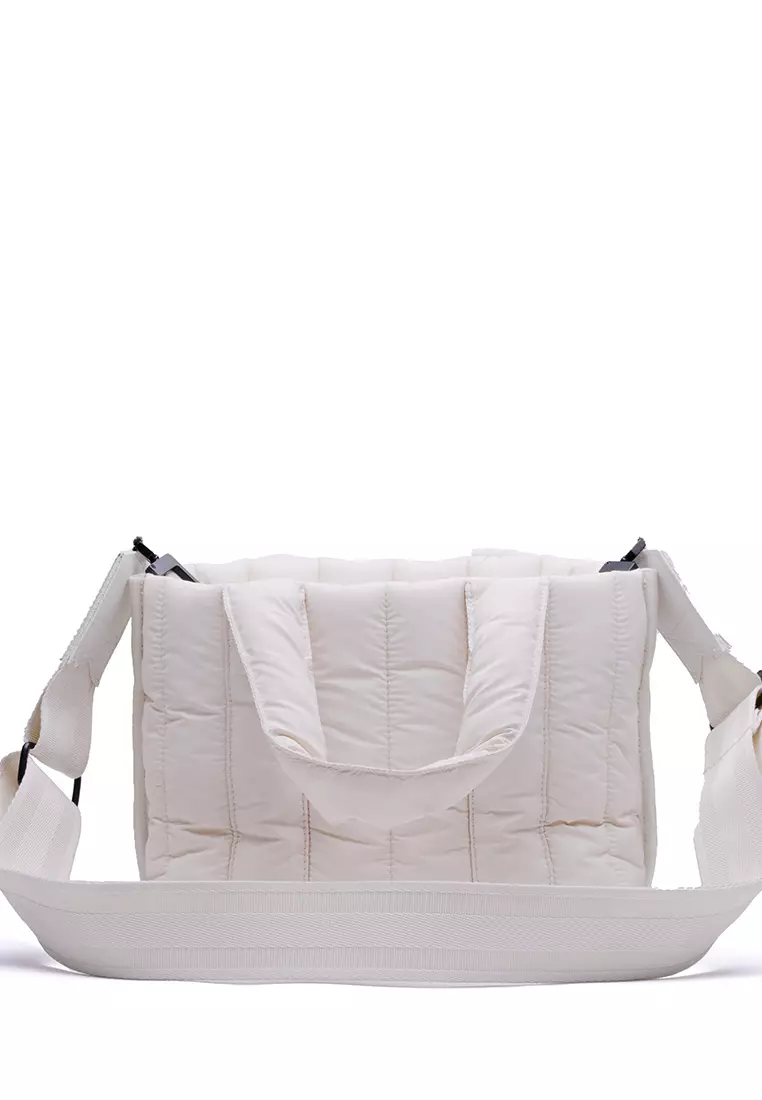 トートバッグ HUNTER [UNISEX] Intrepid Puffer Mini Tote Bag White Willow U ハンター HUNTER INTREPID PUFFER MINI TOTE white-willow