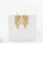 Glamorousky white 925 Sterling Silver Plated Gold Fashion Temperament Hollow Tiger Pattern Geometric Square Mother-of-pearl Earrings with Cubic Zirconia 85BF8ACF40474CGS_3