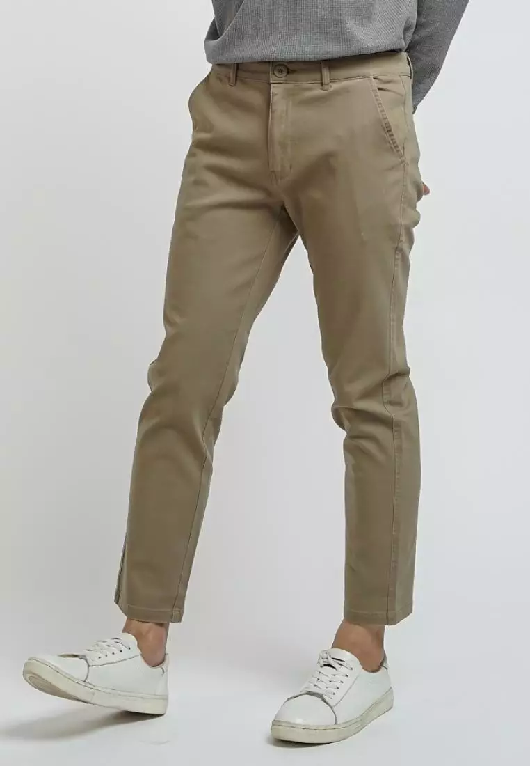 DUST Celana Chinos Hansa Coklat (DM. 3503)