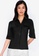 ZALORA BASICS black Chest-Pocket Shirt 52706AA6A58E2AGS_1