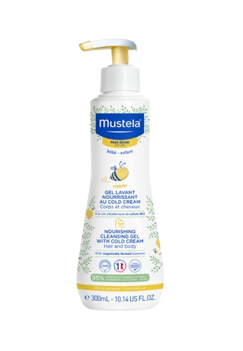 Mustela MUSTELA Nourishing Cleansing Gel with Cold Cream with Organically Farmed Beeswax for Dry Skin (300ml) 2A8CEES6946EA8GS_1