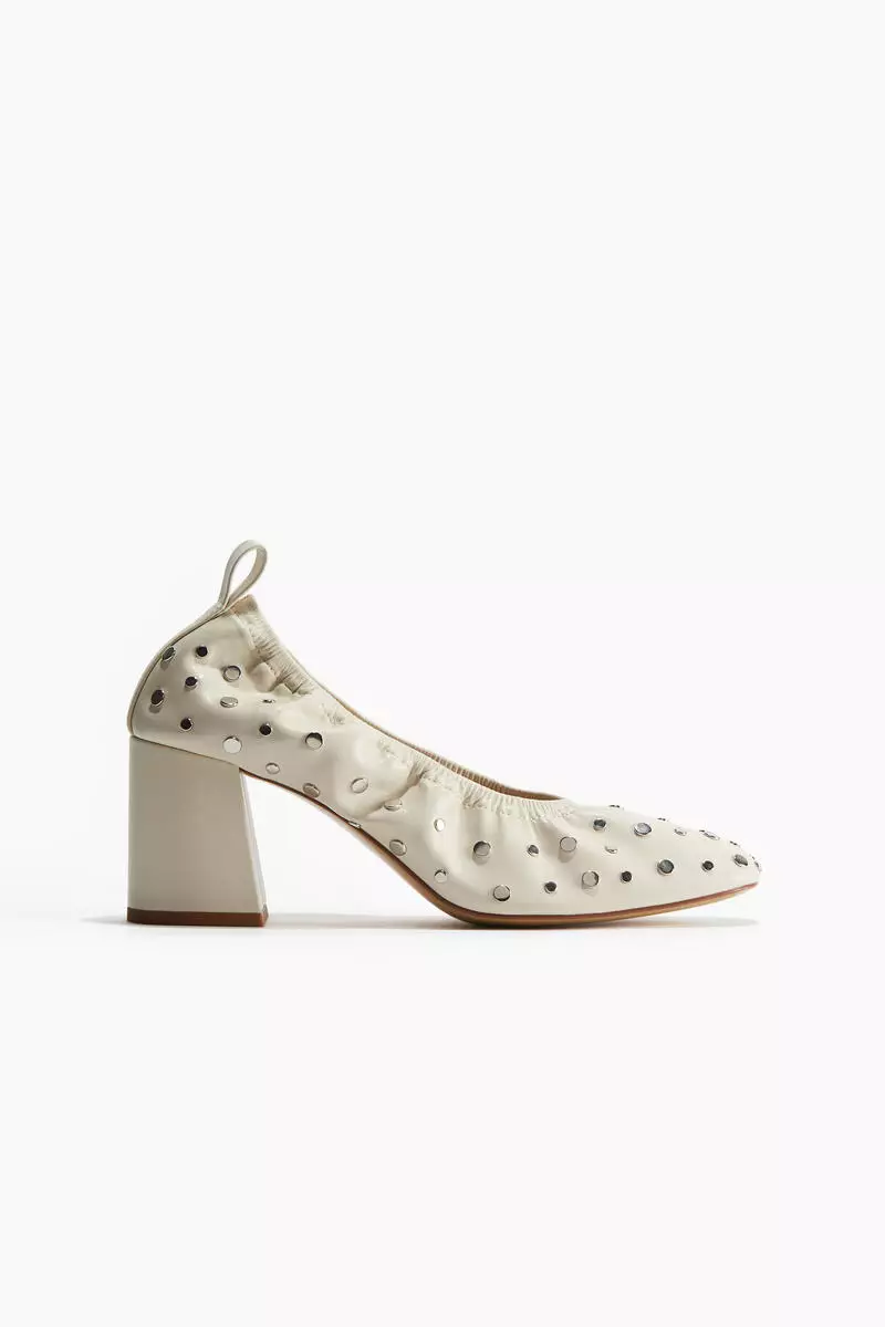 Discount on H&M  shoes - SKU: Studded ballet-style court shoes