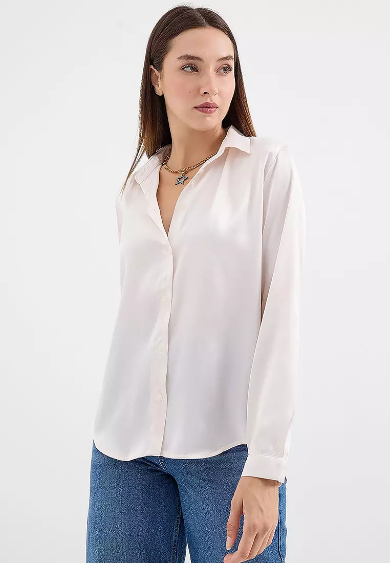 Long Sleeves Collared Shirt