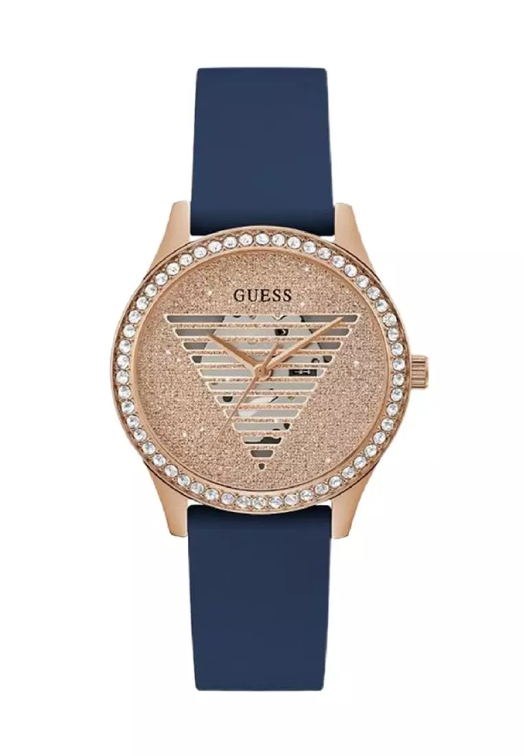 Guess blue ladies watch hotsell
