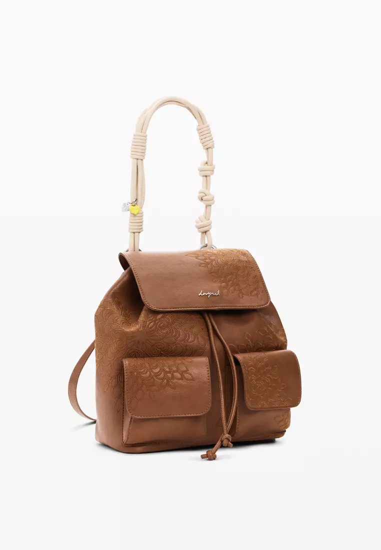 Small embroidered backpack