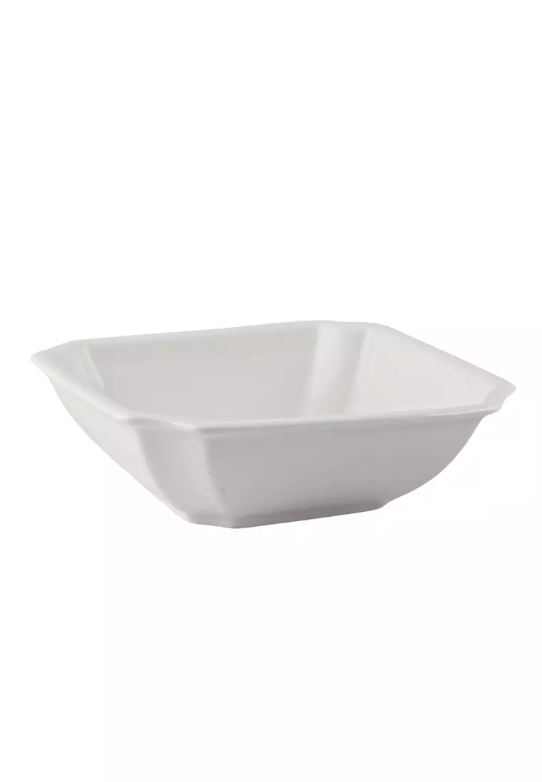 Edge Ceramic Soup Bowl set of 6 White Bowls – Rampage City