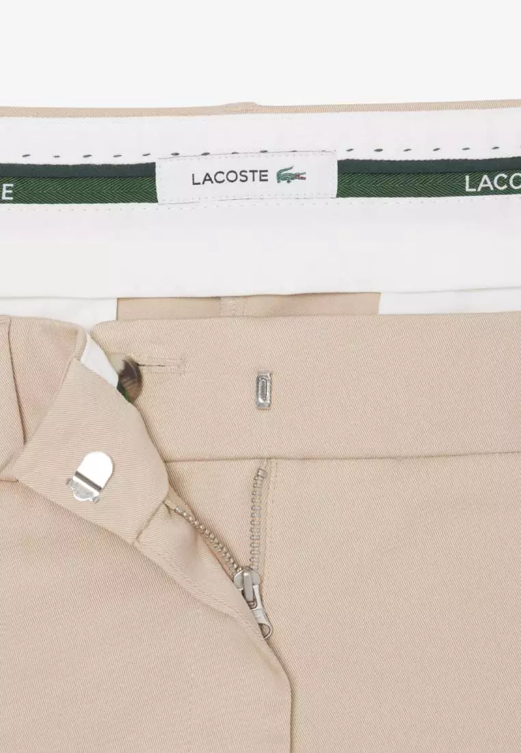 Straight Fit Cotton Gabardine Chino Pants