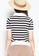 JOVET black and white Contrast Collar Striped Knit Top C3DD5AA412991EGS_4