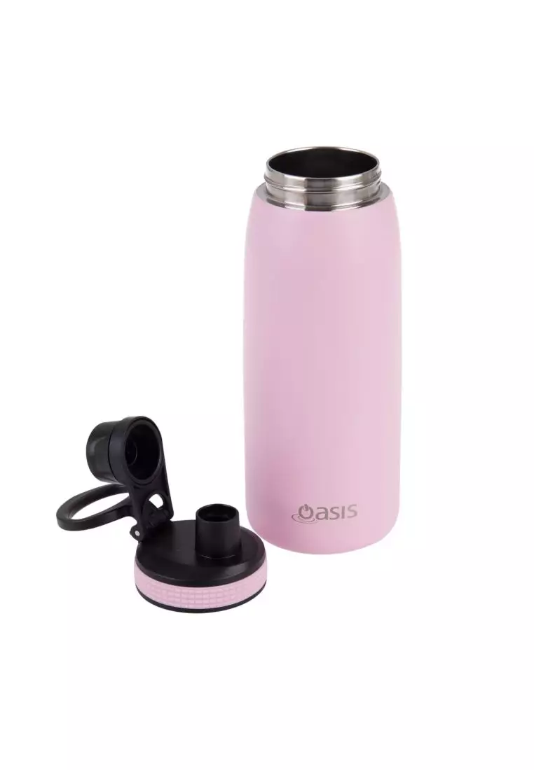 Oasis Stainless Steel Insulated Sports Water Bottle with Screw Cap 780ML - Carnation