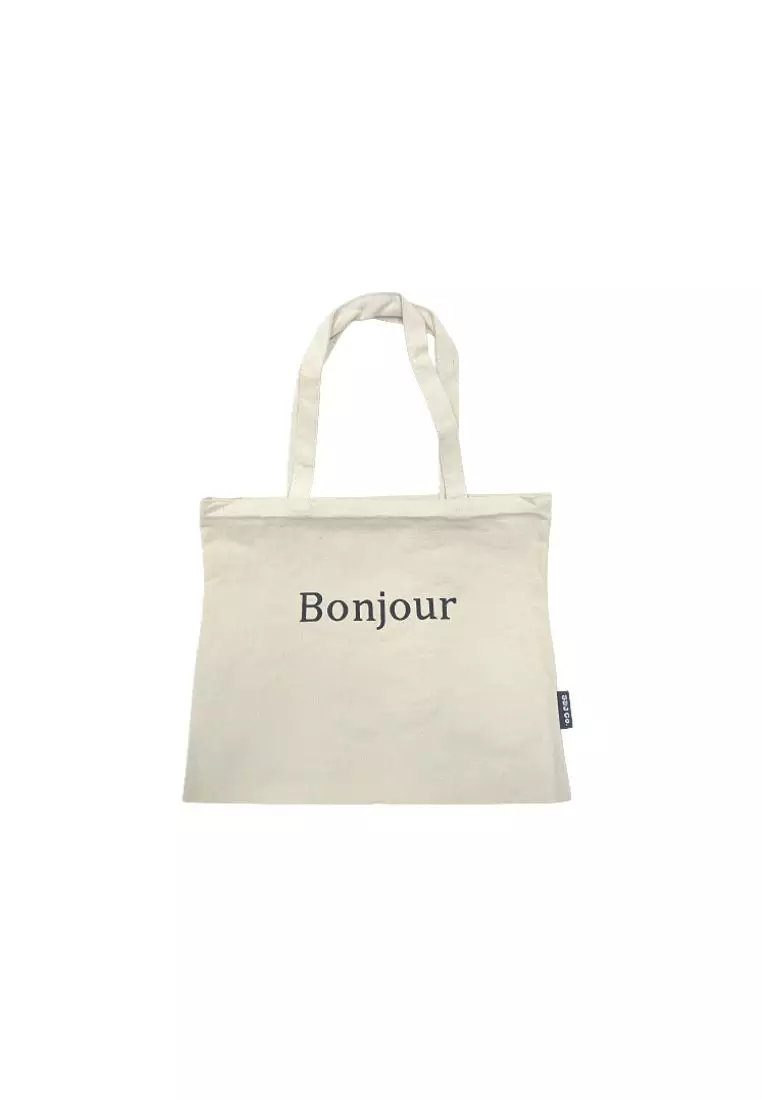 Canvas Shoulder Bag, Tote Bag, Nounou