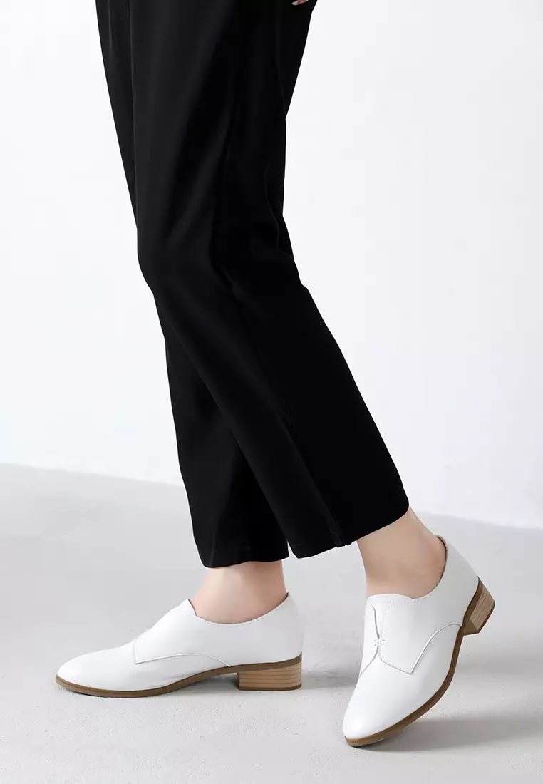 Round Toe Leather Boat Shoes TH118-26