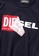 Diesel navy T-shirt with double logo CC3AFKA1BD0D7CGS_4