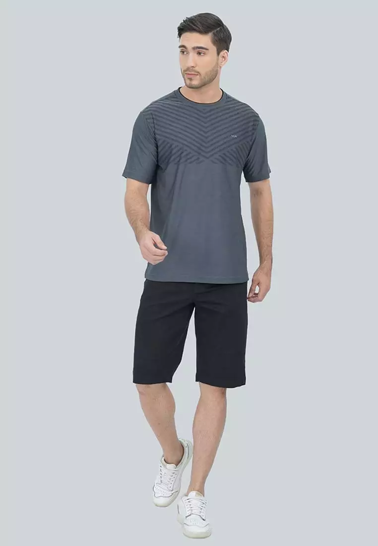 LGS - Kaos Olahraga Quick Dry - Slim Fit - Warna Variasi - Running - Tenis - Katun Nyaman