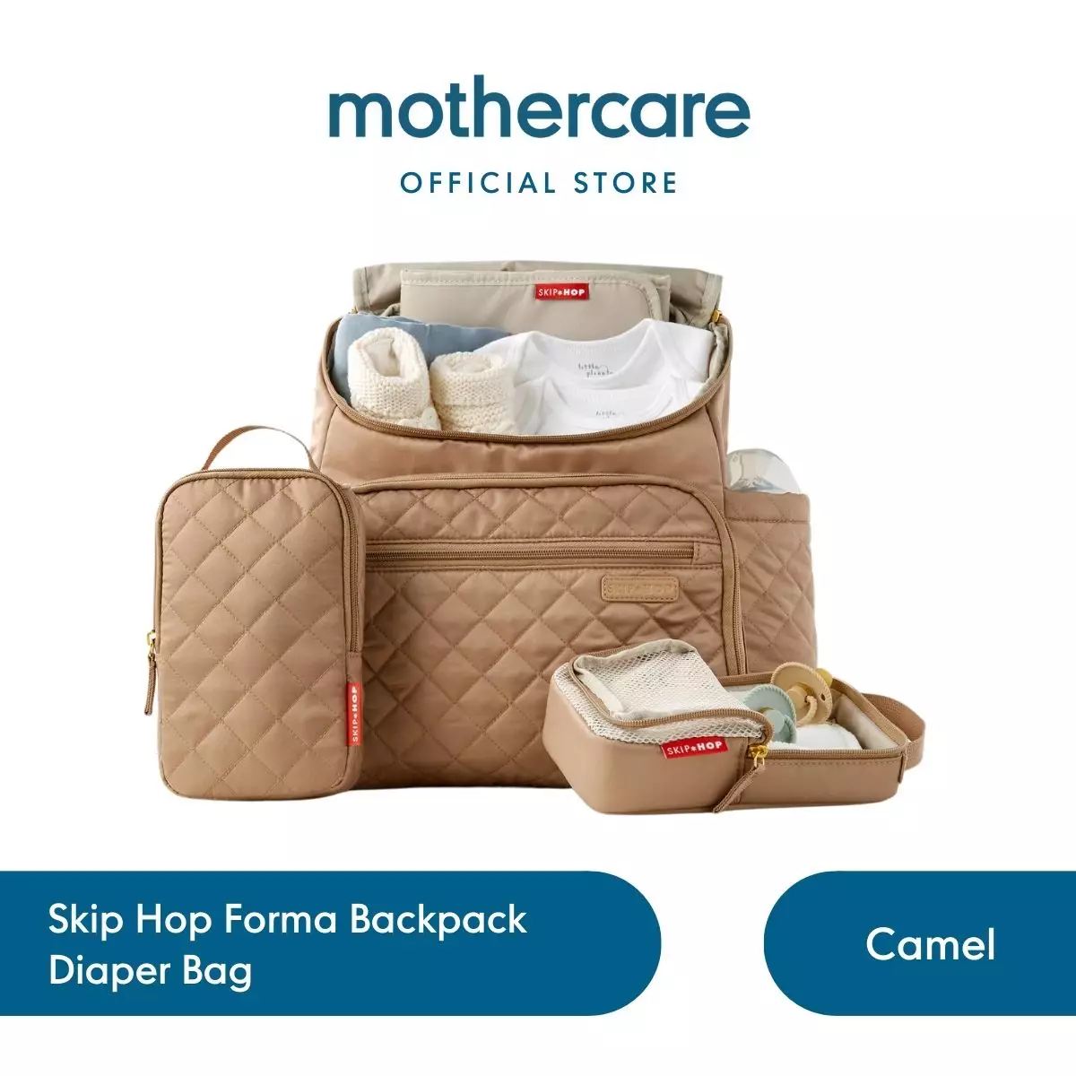Skip Hop Kids Forma Backpack Diaper Bag Camel - Tas Popok Bayi