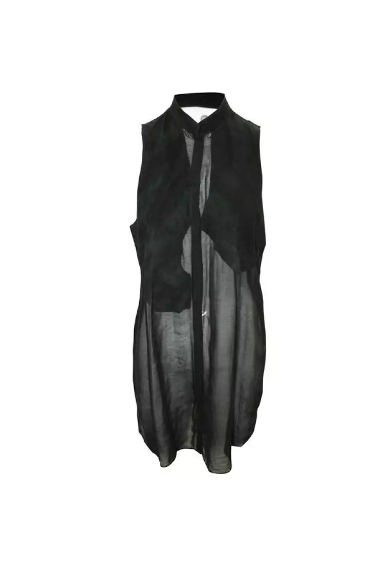 Acne Studios Pre Loved ACNE STUDIOS Black Shirt with Suede