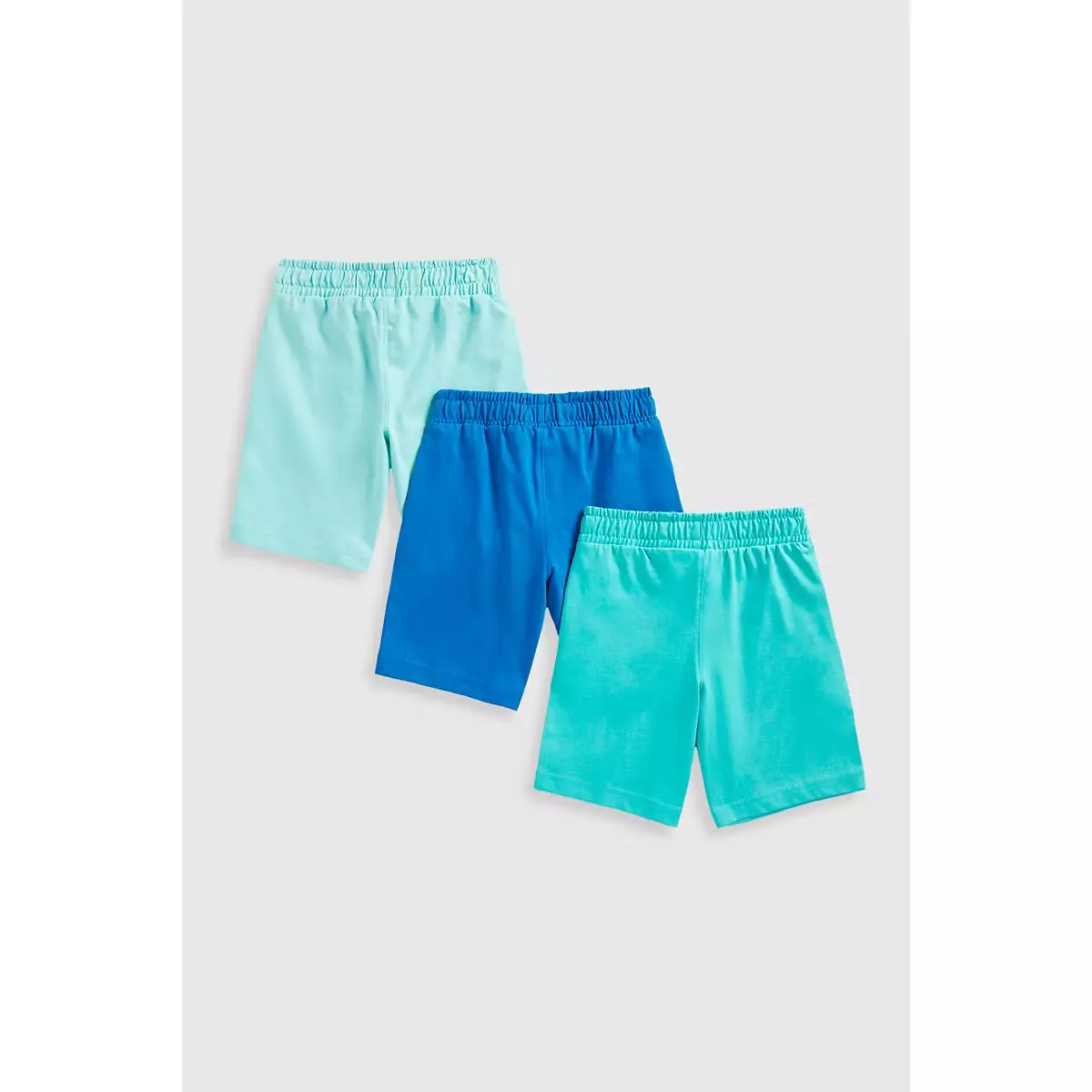 Mothercare Dinosaur Jersey Shorts - 3 Pack - Celana Pendek Anak Laki-laki (Biru)