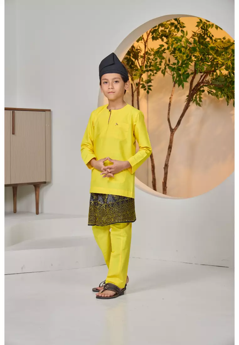 Baju Melayu Moden Teluk Belanga For Kids