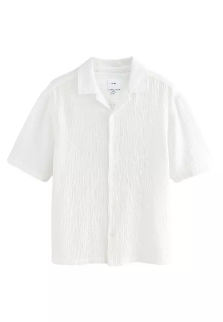 100% Cotton Short Sleeve Cheesecloth Shirt