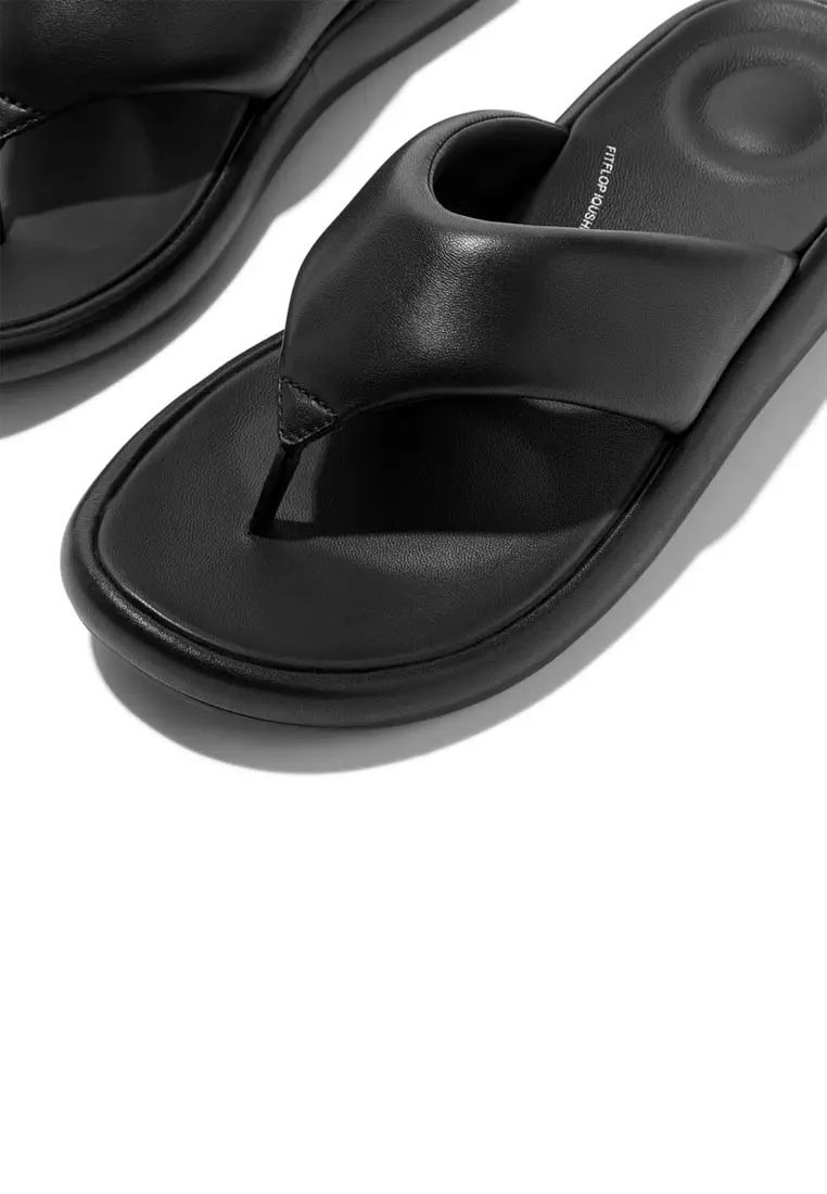 [DEINET] PADDED LEATHER FLIPFLOP /追跡付 フィットフロップ fitflop LULU RUBBER-STUD LEATHER CROSS