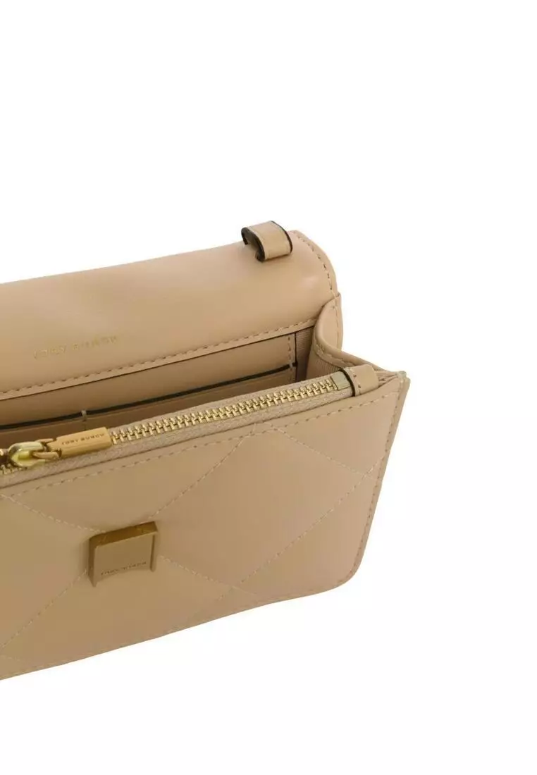 Mini Kira Diamond Quilt Top-Handle 鏈條銀包