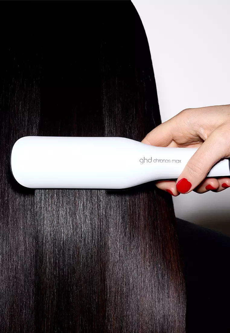 ghd Chrono Max™ 寬版高清亮澤造型夾 （白色)