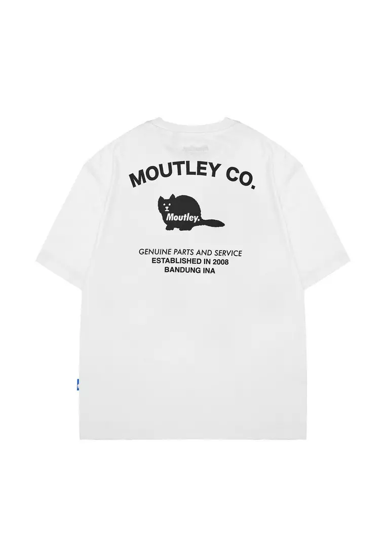 Moutley Men's T-Shirt Short Sleeve Oversized Fit Cotton 20s Moutley Co OL-C070425