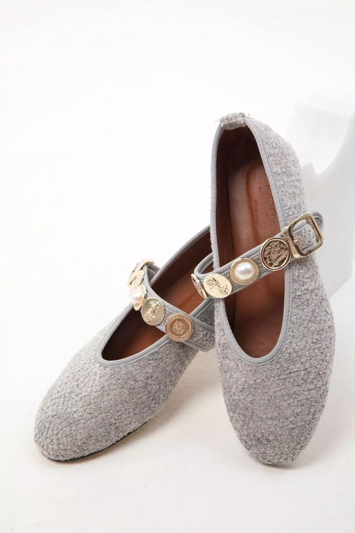 Discount on Soho  shoes - SKU: Embellished Mary Jane Flats