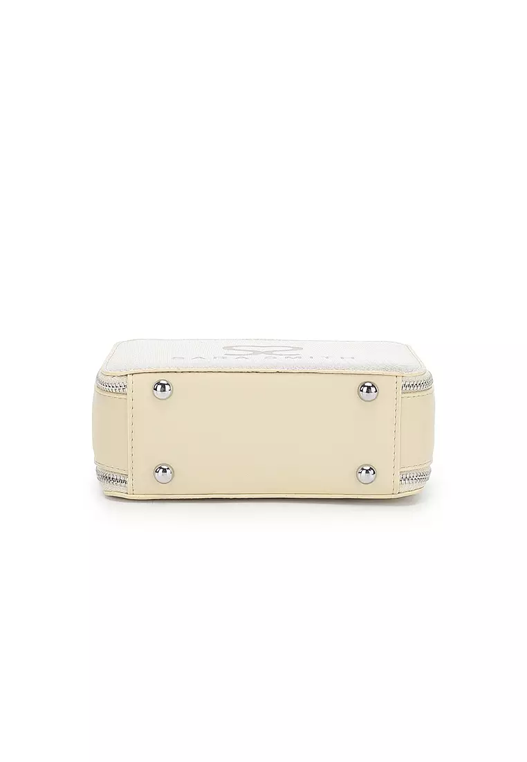 Women's Logo Top Handle Bag / Sling Bag / Crossbody Bag (Tas Selempang / Tas Tangan) - Kuning