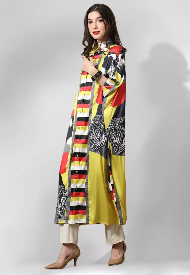 Kanzi Collared Kaftan