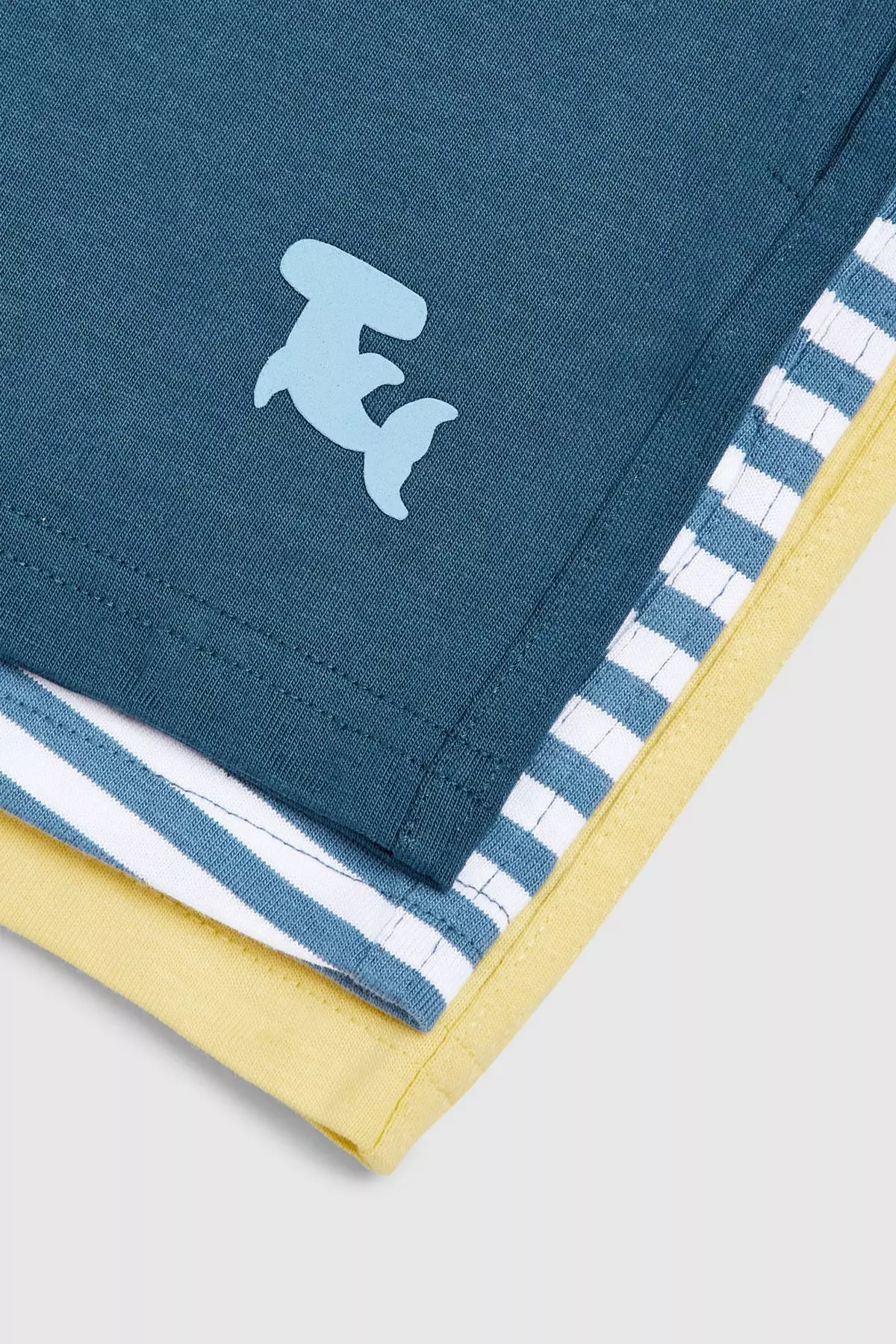 Mothercare Shark Jersey Shorts 3 Pk - Celana Pendek Anak Bayi Laki-laki (Biru)