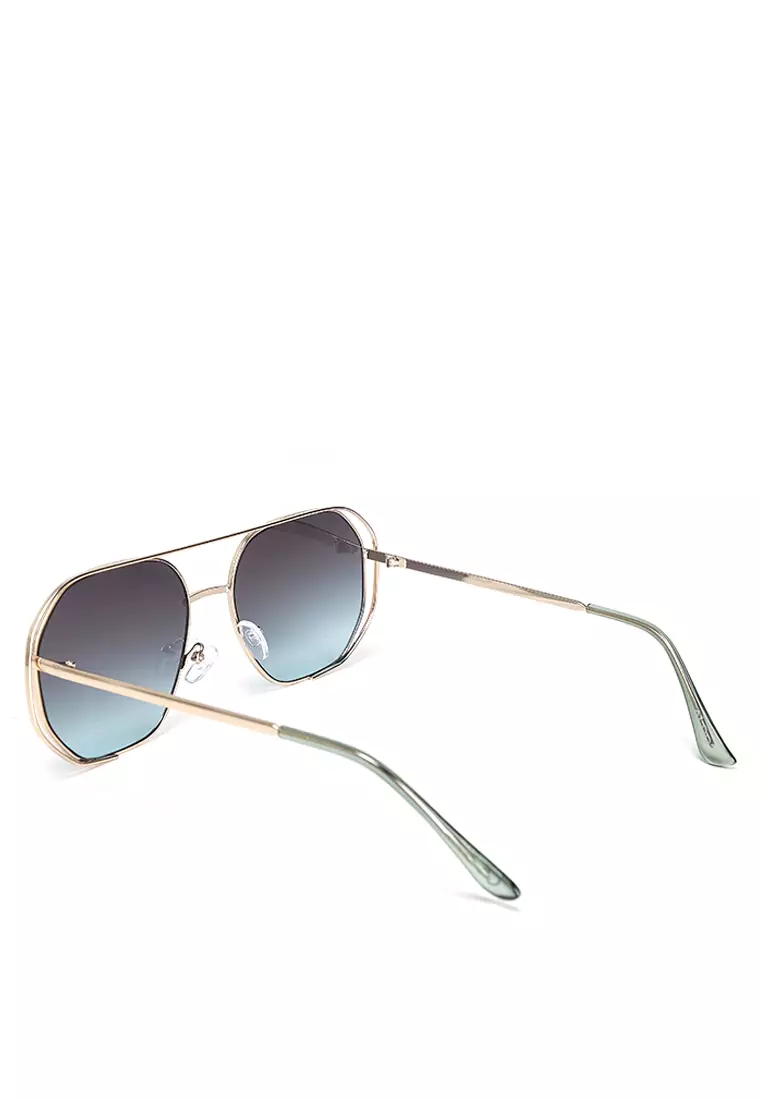 Areanwan Metal Round Aviator Sunglasses