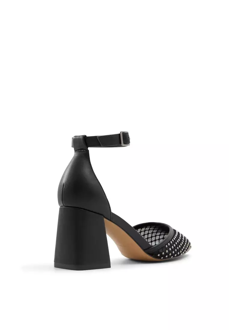 Daliaa Pointed Toe Block Heels