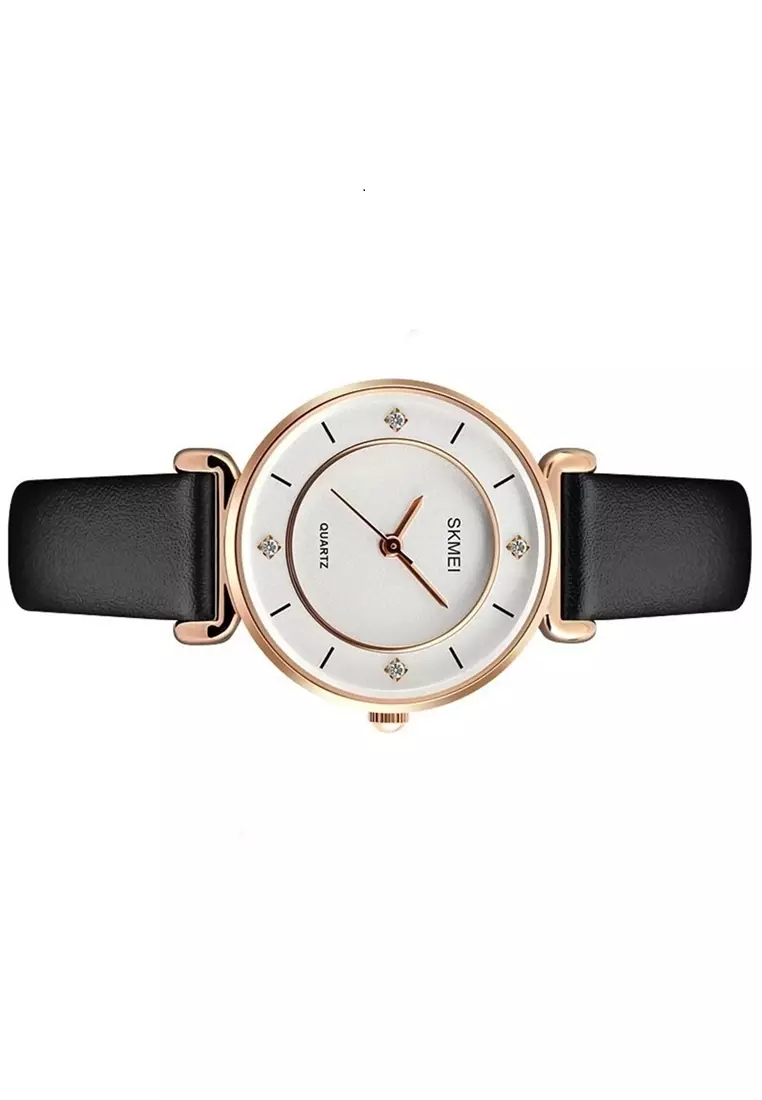 Jam Tangan Casual Analog Wanita Waterproof Strap Tali Material PU Leather KT55 ORIGINAL