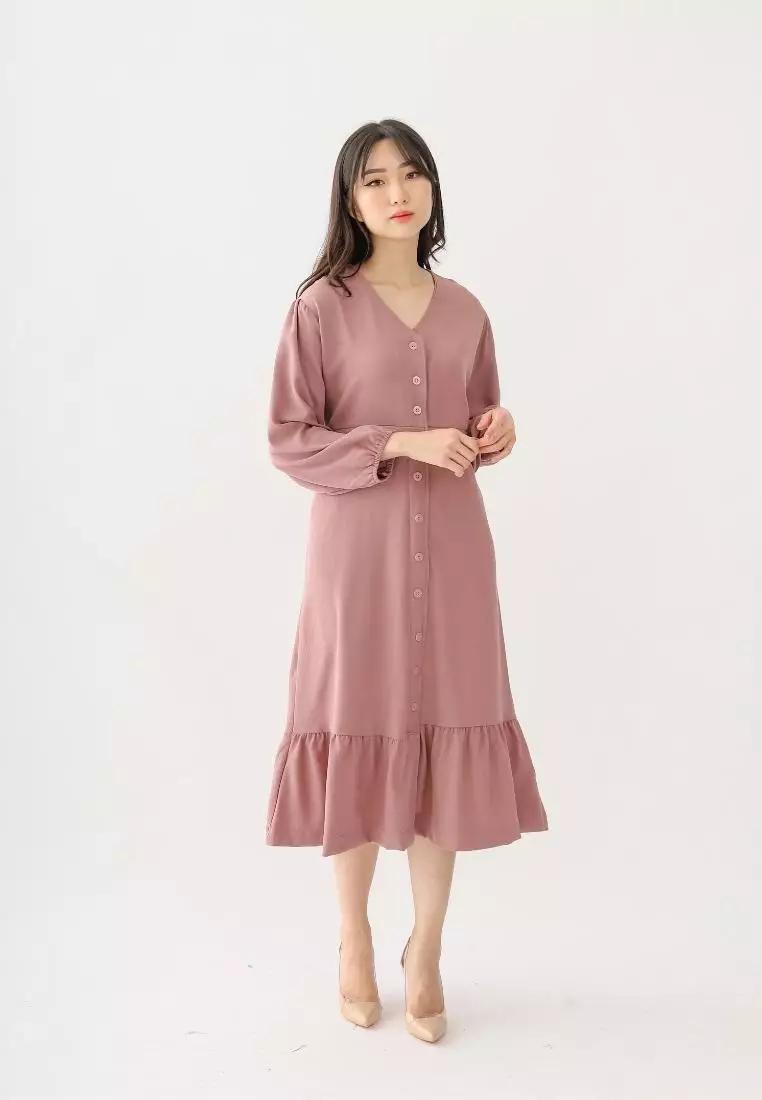 Magica Long Dress Dusty Rose