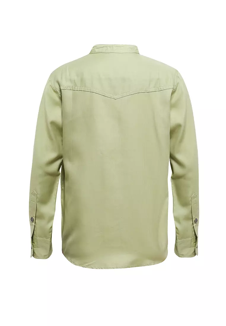 Pito Dito Boy Darbion Kemeja Panjang Ciang-i Anak Hijau