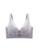 ZITIQUE grey Women's Non-wired Thick 3/4 Cup Push Up Lace Trimmed Bra - Grey 390CBUS99F2DB6GS_1