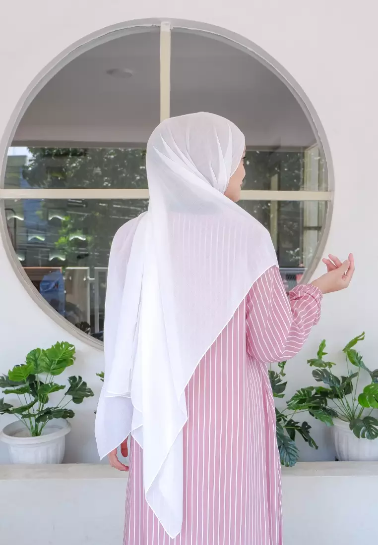 Pasmina Voal Gucci White