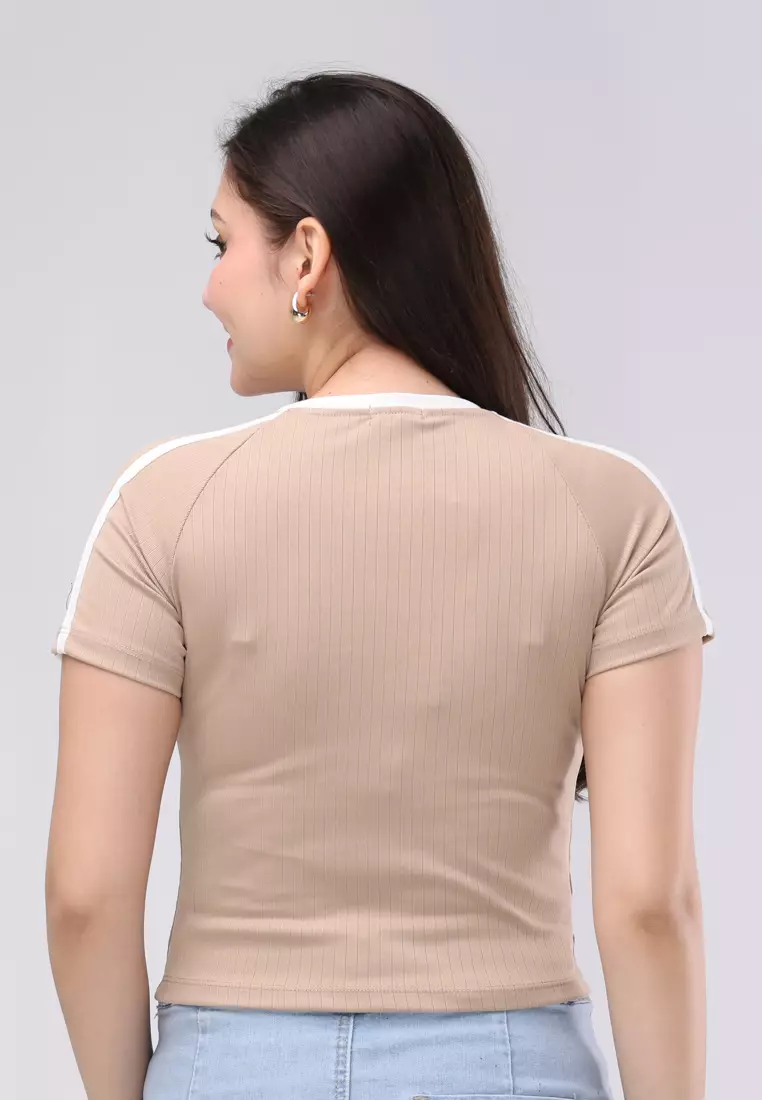 5x5 Rib Knits Short Sleeves Top