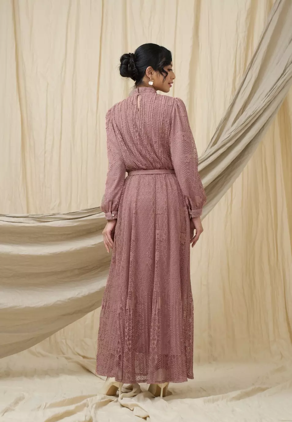 Ivanka Dress - Dusty Rose