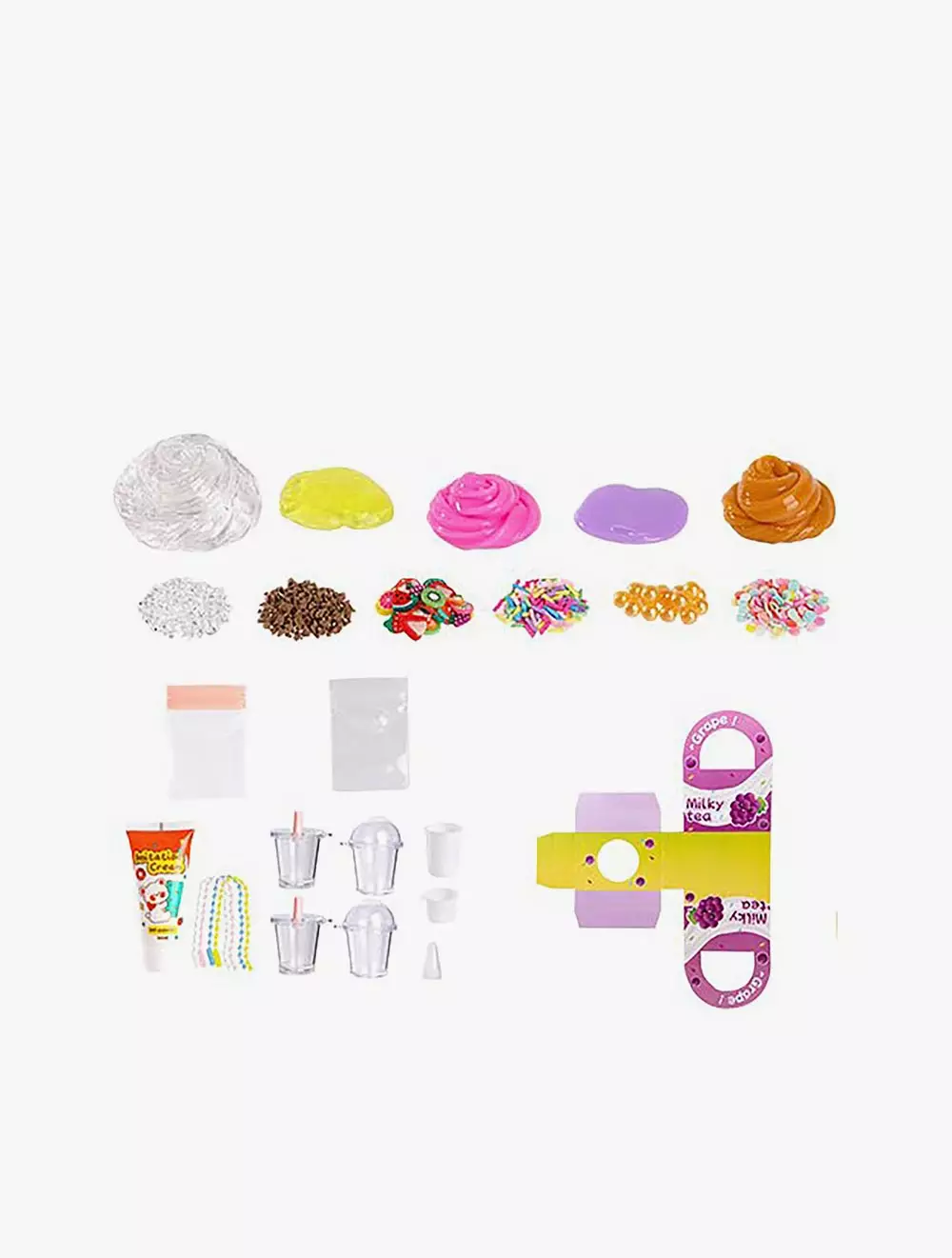 Slime Toys MilkTea Cup Slime Putty Playset - SMQL2506