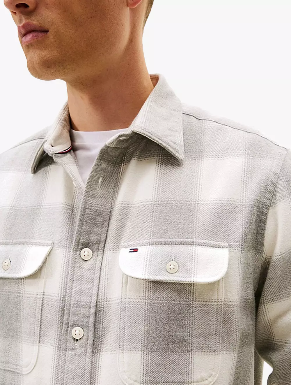 Tommy Hilfiger - Relaxed Fit Check Flannel Overshirt