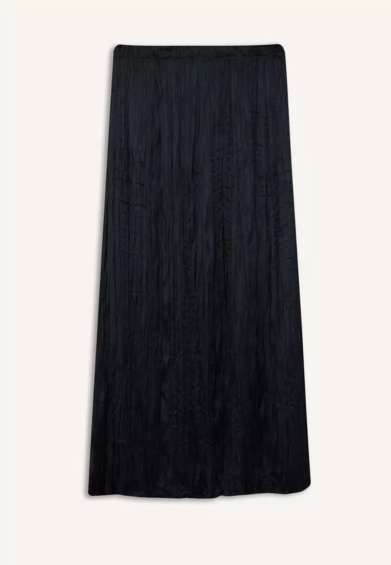 A-Line Satin Maxi Skirt D2139Ax25Sp