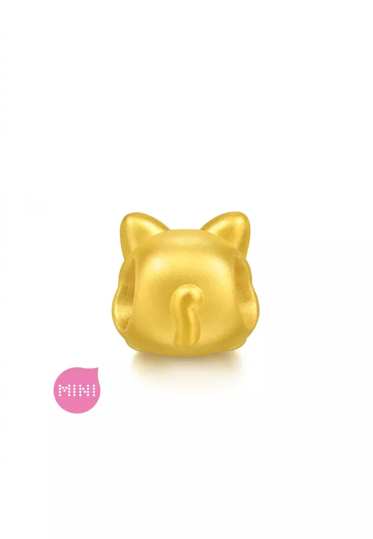 999 Gold Dog Charm for Women & Men 95969C  [Bracelet not included]