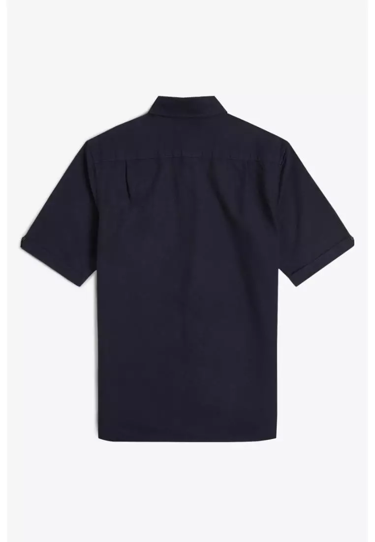 Fred Perry M8730 Oxford Shirt (Navy)