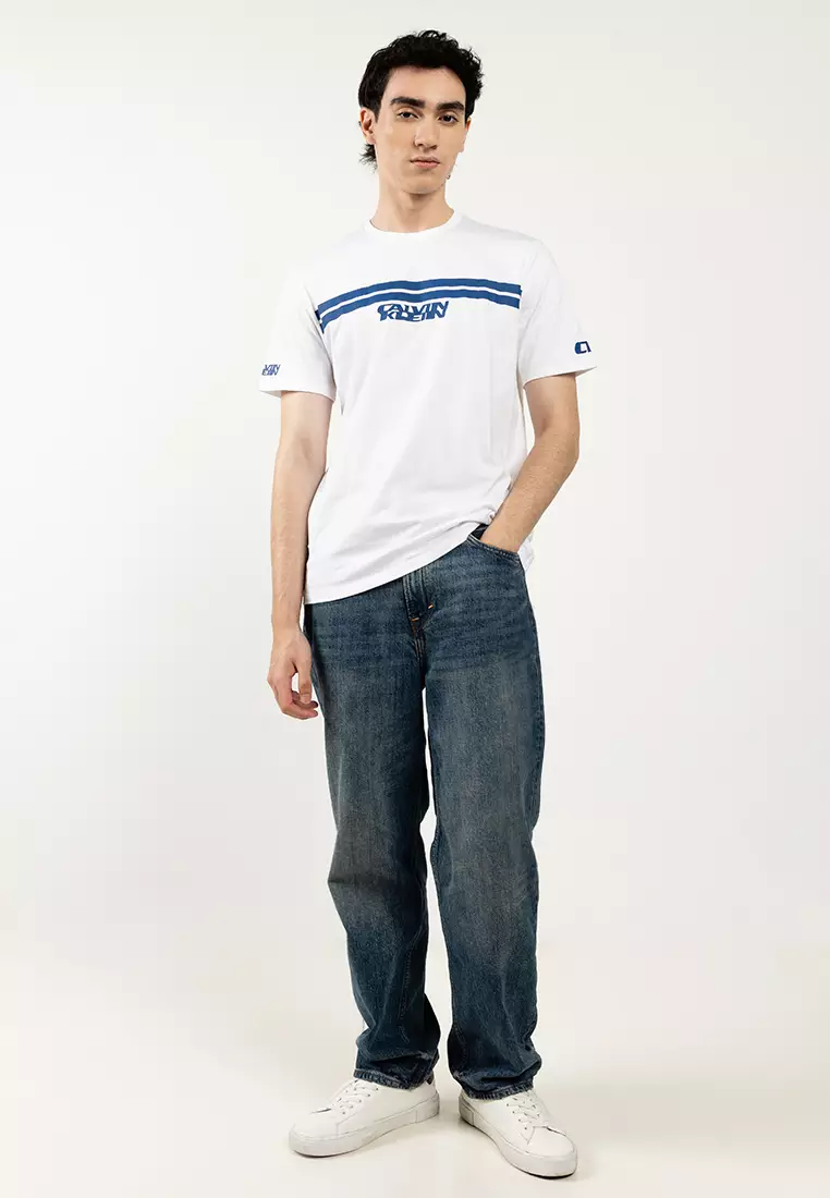 Racer Stripe Graphic Tee - Calvin Klein Jeans