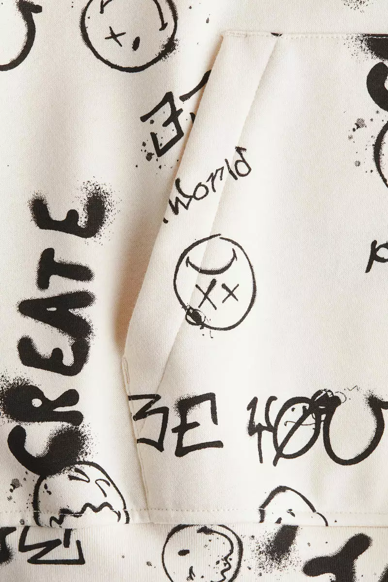 Printed hoodie