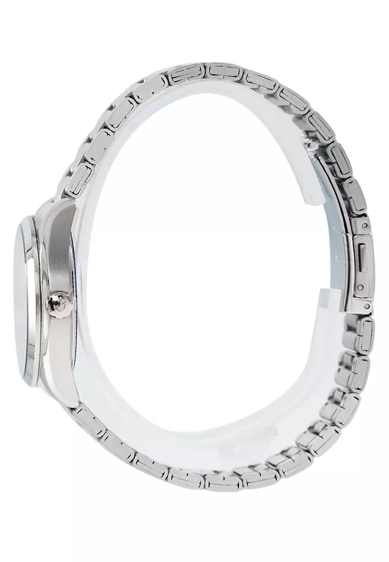 Alexandre Christie - Jam Tangan Wanita - Silver Blue - Stainless Steel - 8682 LDBSSBU