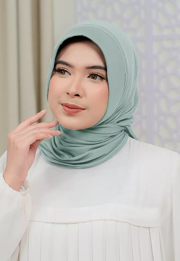 HIJAB INSTAN SOFTPAD AMEENA - MINT