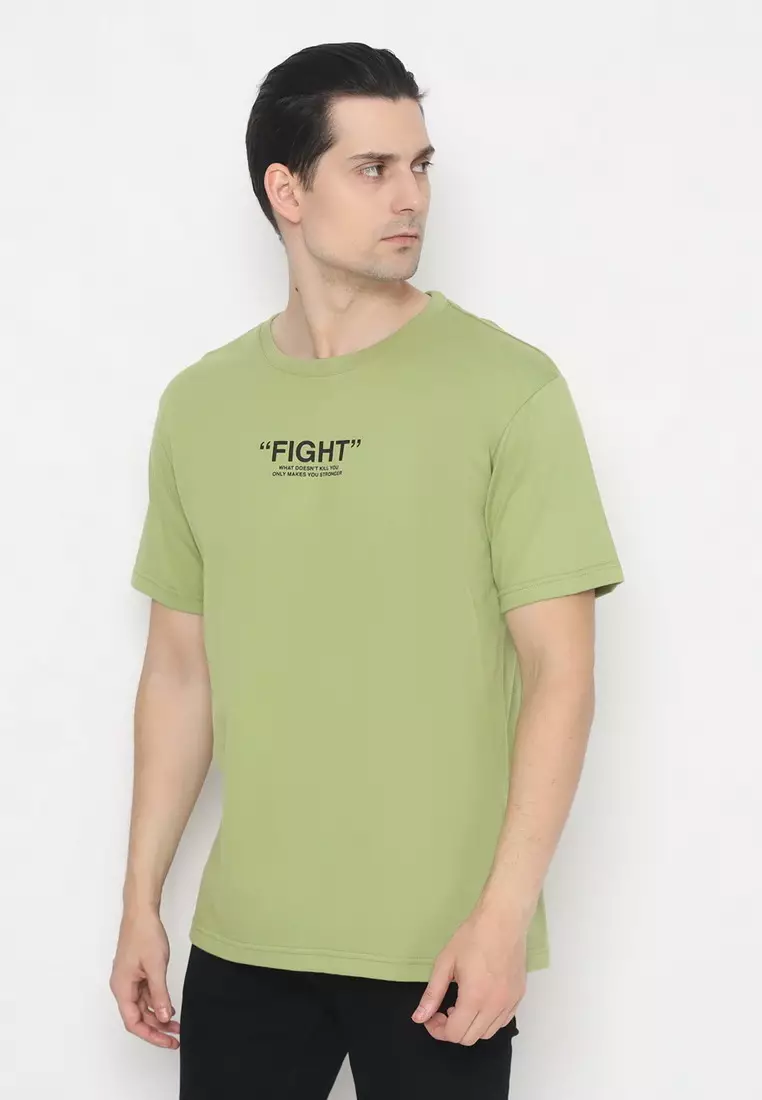 NX T-Shirt Cotton Combed Tebal Pria 207370181