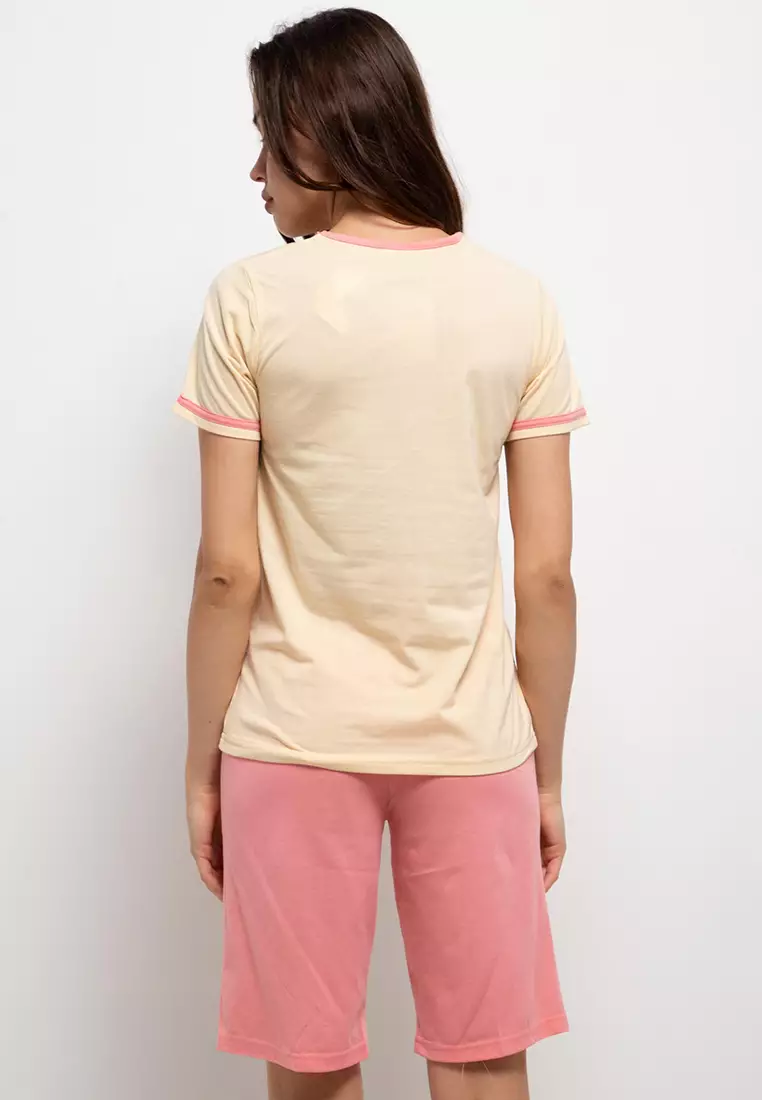 Pyjama Pijama Short Sleeve Short Pants Sleepwear